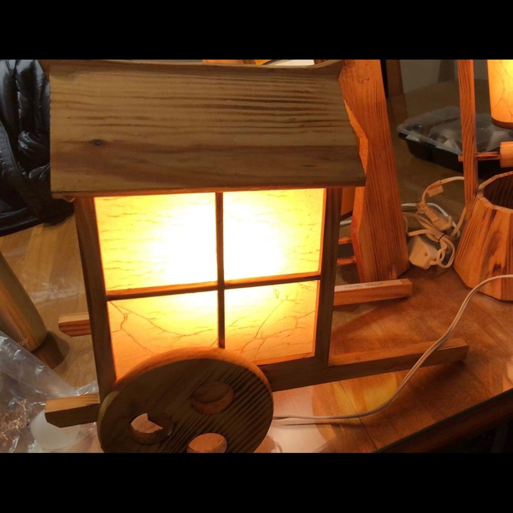 Wooden lantern/light